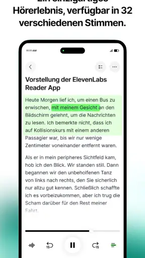 ElevenReader screenshot