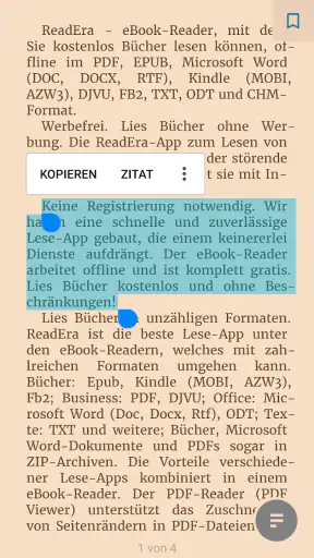 ReadEra: ebook reader pdf epub screenshot