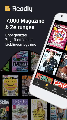 Readly Magazine und Zeitungen screenshot