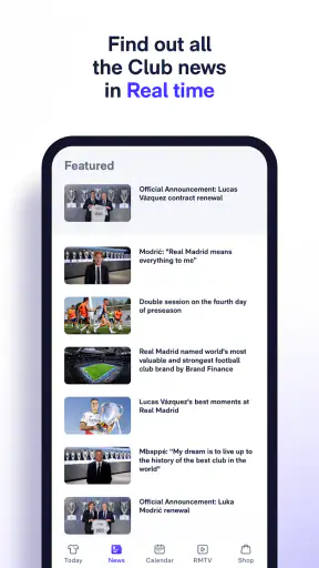 Real Madrid screenshot