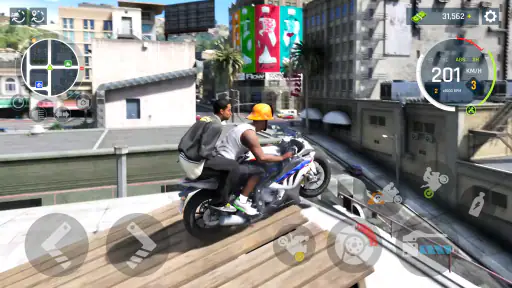 Real Motocycle Driving Game 3D screenshot
