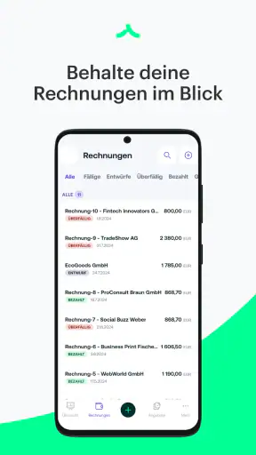 Rechnung schreiben mit Zervant screenshot