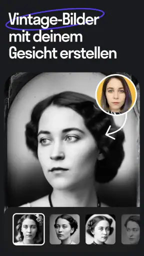 Reface: KI bild generator screenshot