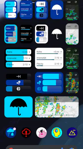 Regen-Alarm (Rain Alarm) screenshot