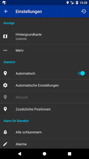 Regen-Alarm (Rain Alarm) screenshot