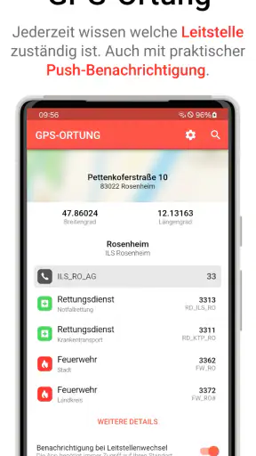 Rettungsdienst App screenshot