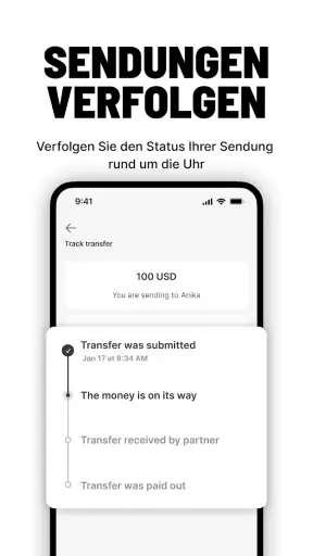 Ria Money Transfer: Sende Geld screenshot