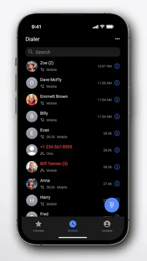 Right Dialer screenshot