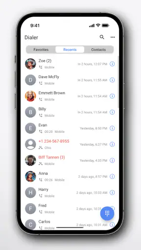 Right Dialer screenshot