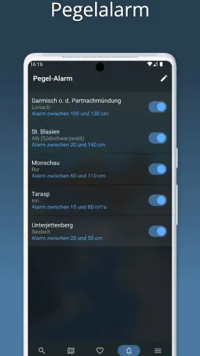 RiverApp - Pegelstände screenshot
