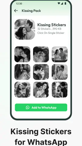 Romantic Love Emoji WAStickers screenshot