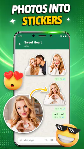 Romantic Love Sticker Maker screenshot