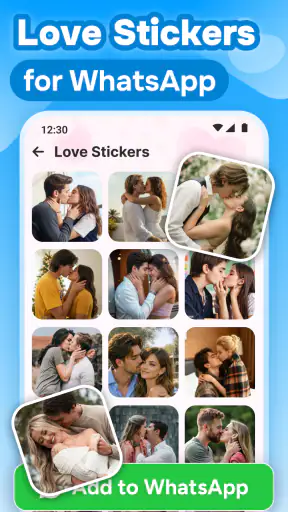 Romantic Love Stickers for WA screenshot