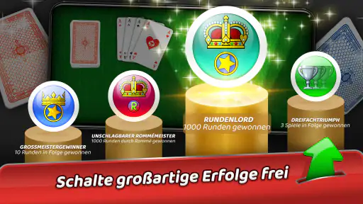 Rommé - Karten spielen offline screenshot