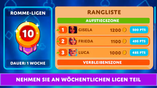 Rommé Online screenshot