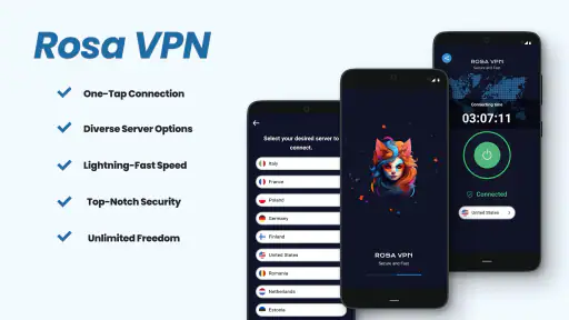 Rosa VPN screenshot