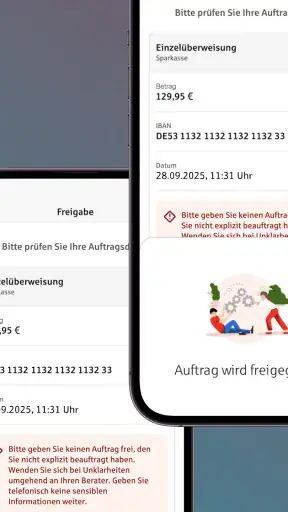 S-pushTAN - sichere Freigaben screenshot