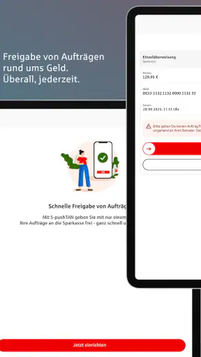 S-pushTAN - sichere Freigaben screenshot