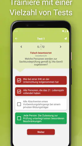 Sachkundeprüfung §34a screenshot