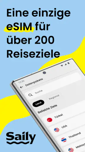 Saily: eSIM-Karte screenshot
