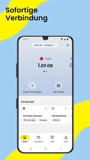 Saily: eSIM-Karte screenshot