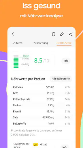 Samsung Food: Mahlzeitplanung screenshot