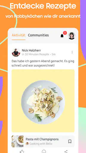 Samsung Food: Mahlzeitplanung screenshot