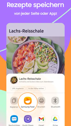 Samsung Food: Mahlzeitplanung screenshot