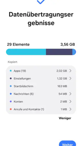 Samsung Smart Switch Mobile screenshot