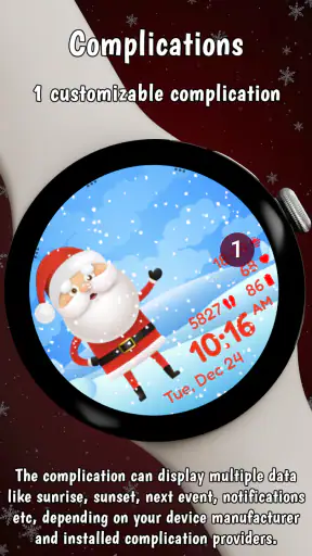 Santa Christmas Snowing screenshot
