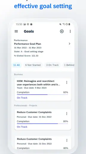 SAP SuccessFactors Mobile screenshot