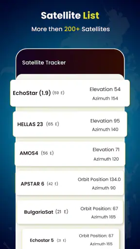 Satellit Tracker App screenshot