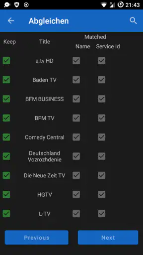 SAT>IP>Mobile Pro screenshot