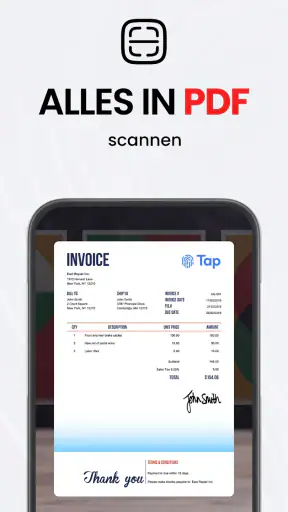 Scan zu PDF App - TapScanner screenshot