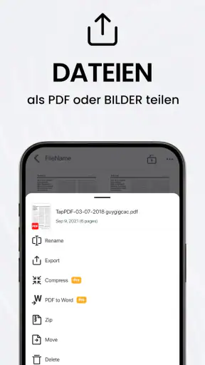 Scan zu PDF App - TapScanner screenshot
