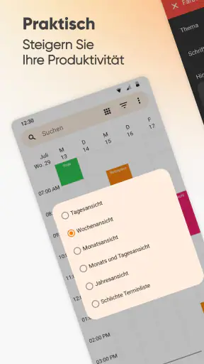 Schlichter Kalender screenshot