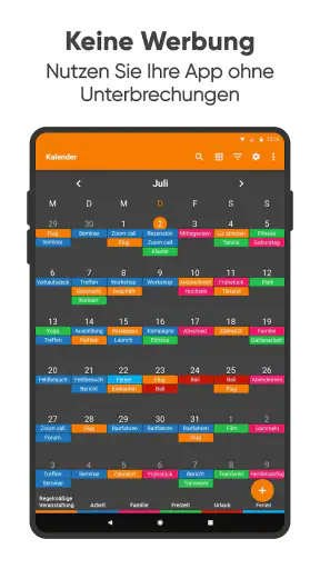 Schlichter Kalender Pro screenshot