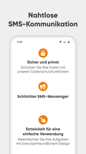 Schlichter SMS-Messenger screenshot