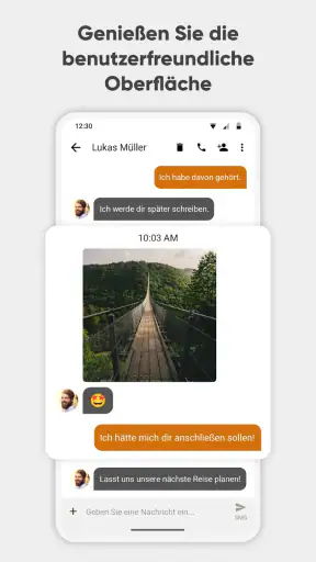 Schlichter SMS-Messenger screenshot