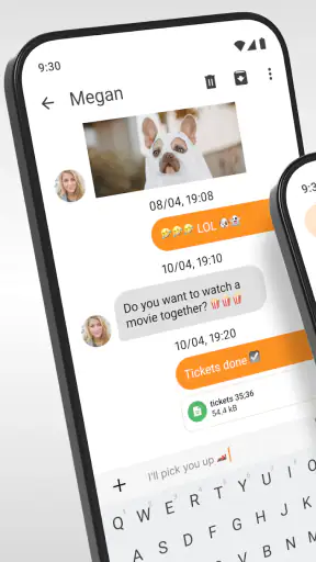 Schlichter SMS-Messenger screenshot