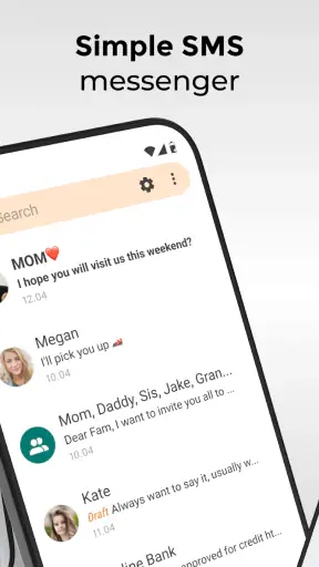Schlichter SMS-Messenger screenshot