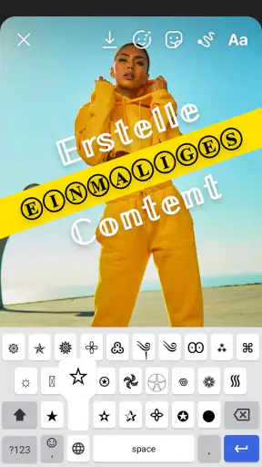 Schöne Schriftarten & Tastatur screenshot