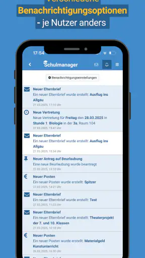 Schulmanager Online screenshot