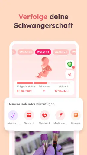 Schwangerschafts-App - Momly screenshot
