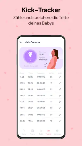 Schwangerschafts-Tracker screenshot