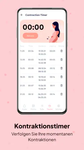 Schwangerschafts-Tracker screenshot