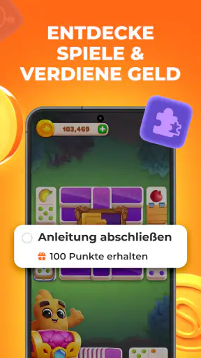 Scrambly: Spiele & Geld App screenshot