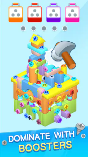 Verdreht: 3D Stift-Puzzle screenshot