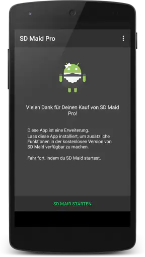 SD Maid 1 Pro: Lizenzschlüssel screenshot