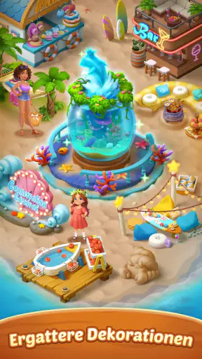 Seaside Escape®: Merge & Story screenshot